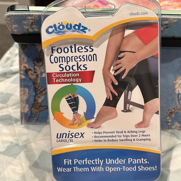 Cloudz Footless Compression Socks, NIB!! - Picture 1 of 1